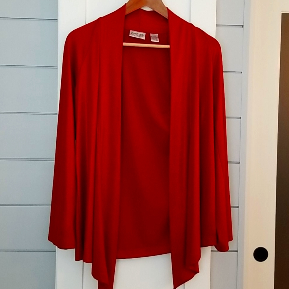Chico's Travelers Open Cardigan Size Small (0)